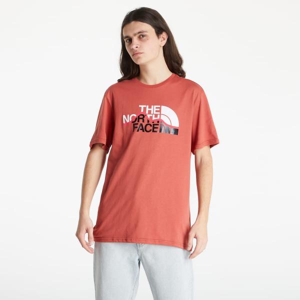 Tričko s krátkým rukávem The North Face S/S Mount Line Tee Red