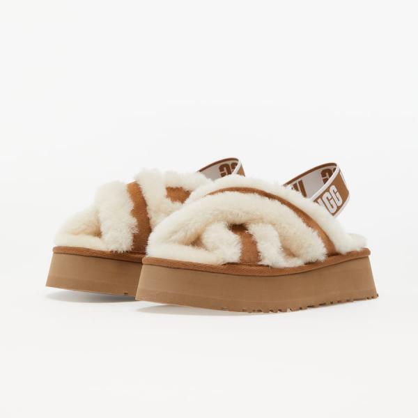 UGG W Disco Cross Slide hnědé