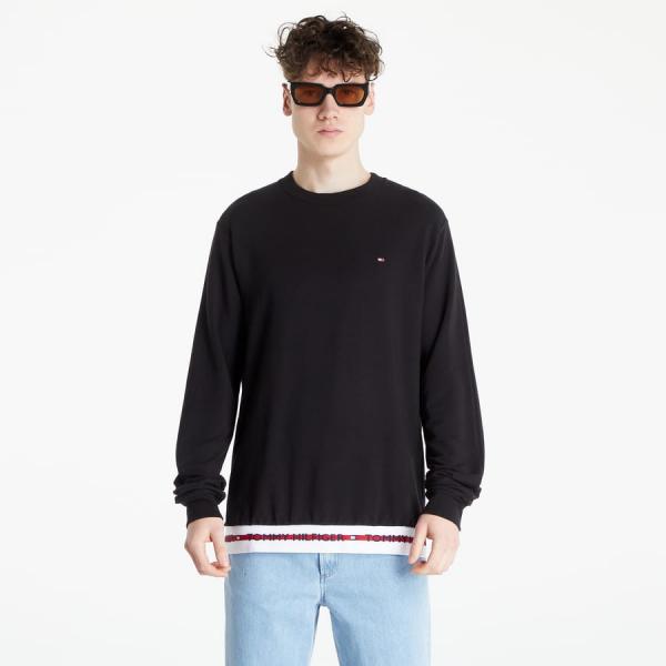 Mikina Tommy Hilfiger Track Top LS HWK Black