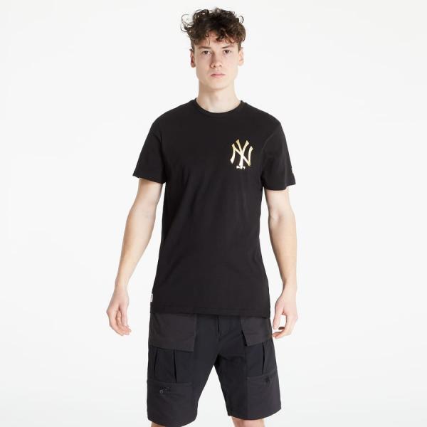 Tričko s krátkým rukávem New Era MLB TM Logo Print New York Yankees černé