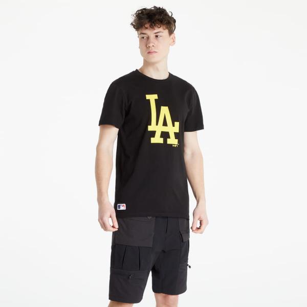 Tričko s krátkým rukávem New Era MLB Seasonal Team Logo Tee Los Angels Dodgers Black