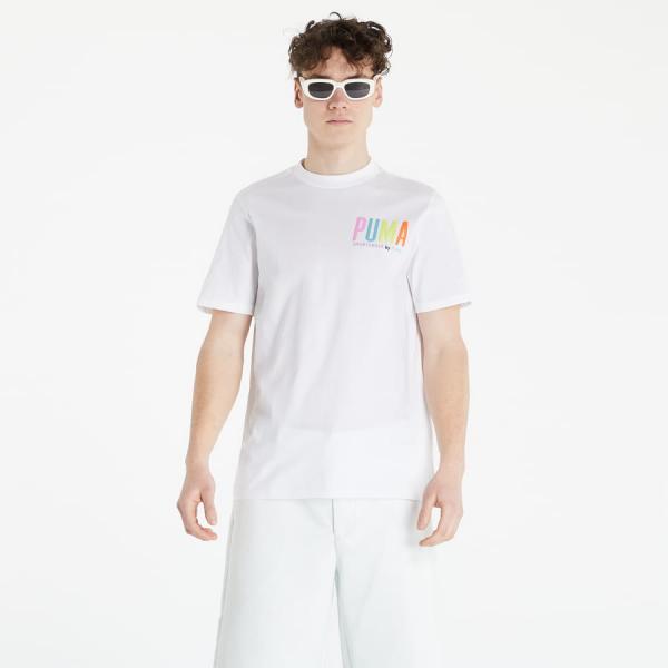 Pánské tričko Puma SWxP Graphic Tee bílé