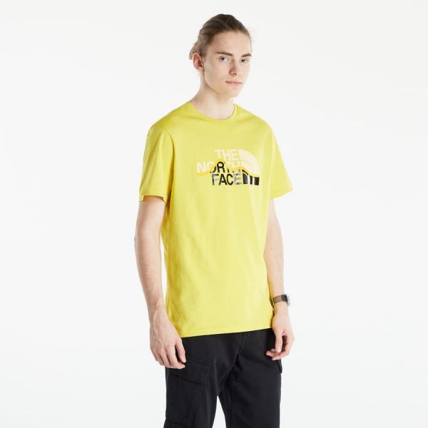 Tričko s krátkým rukávem The North Face Mountain Line Tee Yellow
