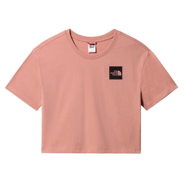 Top The North Face W Cropped Fine Tee Pink L