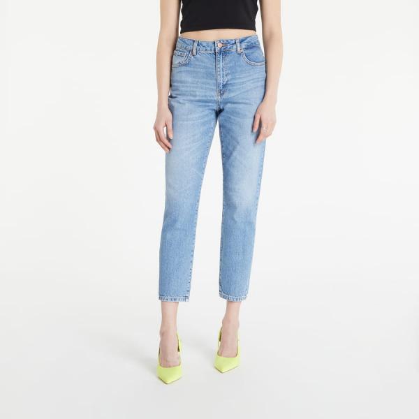Džíny Noisy May Nmisabel High Waisted Mom Jeans Blue W28/L32
