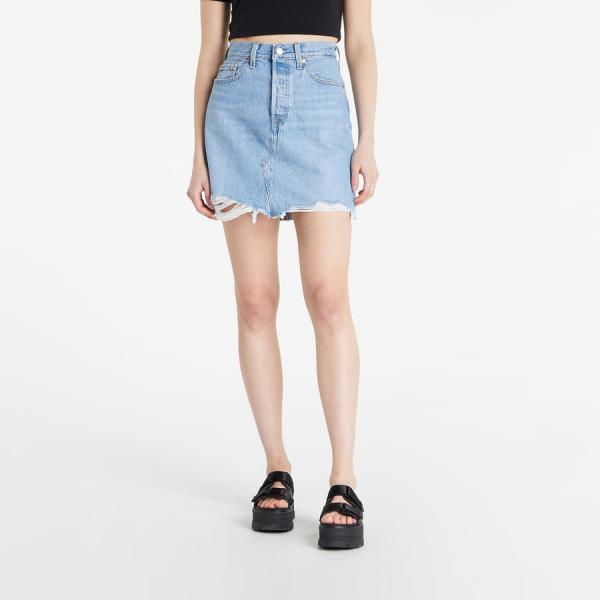 Sukně Levi's ® High Rise Reconstructed Denim Skirt modrá