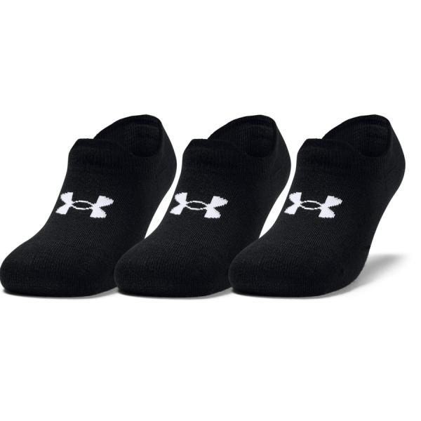 Ponožky Under Armour Essential Ultra Low Socks 3-Pack Black S