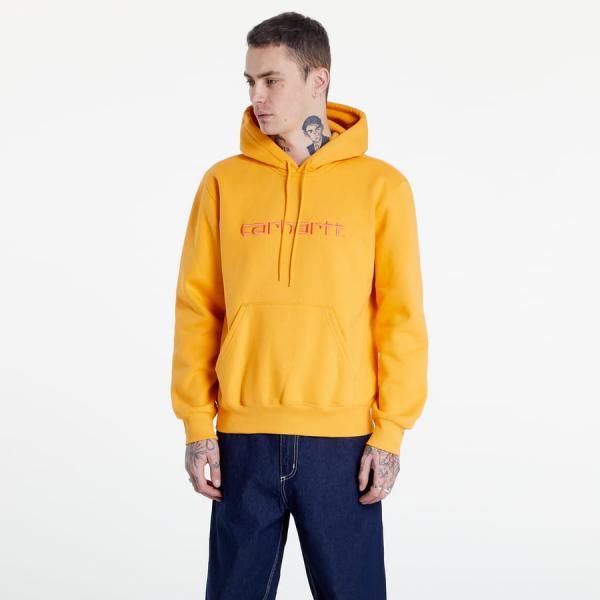 Mikina Carhartt WIP Hooded Sweat Orange
