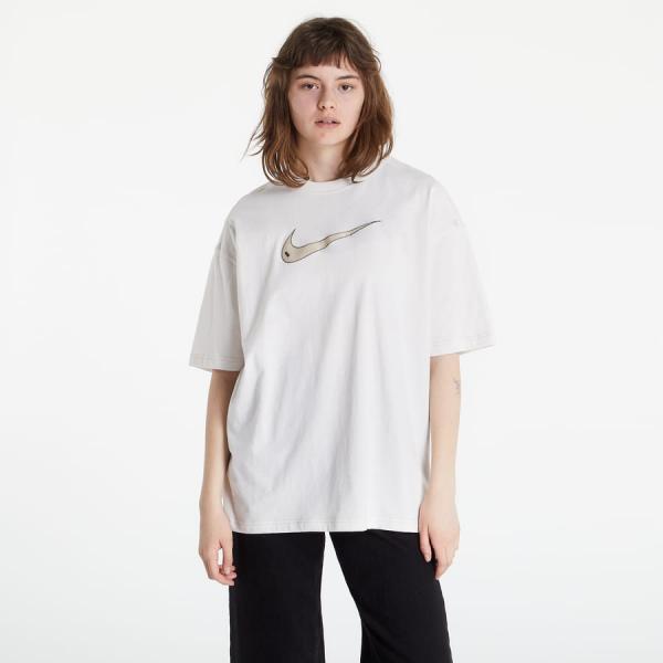 Nike Swoosh W Oversized T-Shirt Creamy