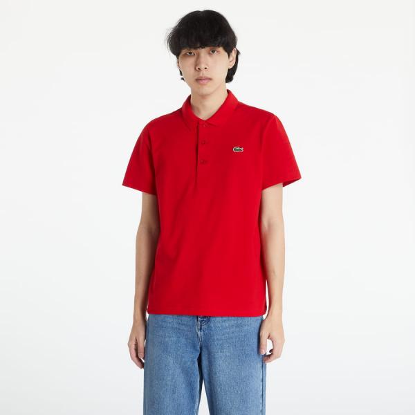 Tričko s krátkým rukávem LACOSTE Regular Fit Red