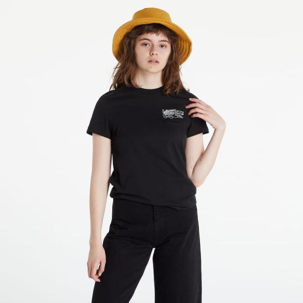 Dámské tričko LACOSTE Regular Fit Black