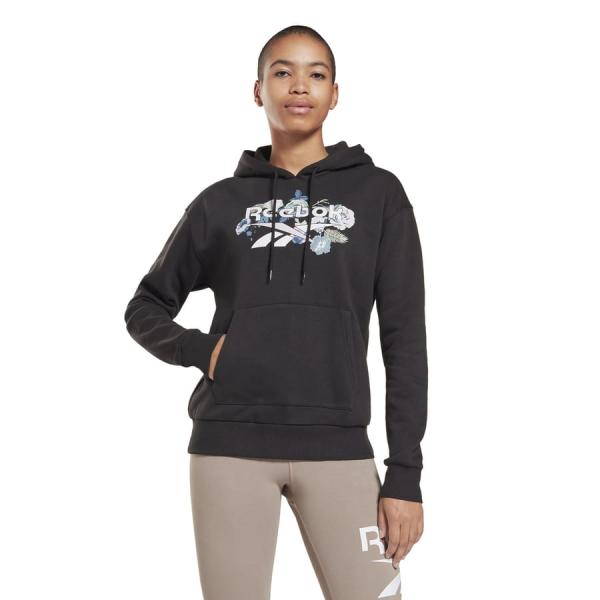 Mikina Reebok Floral Hoody Black XS