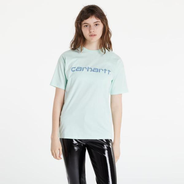 Dámské tričko Carhartt WIP W' SS Script T-shirt Blue