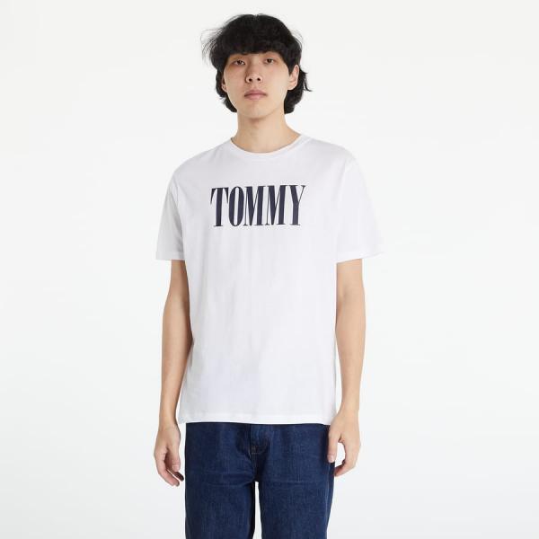 Tričko s krátkým rukávem Tommy Hilfiger Crew Neck Tee White