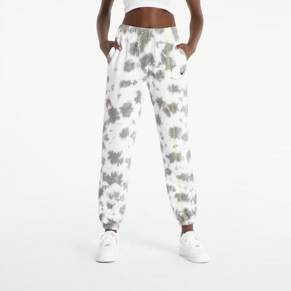 Tepláky Nike W NSW TIE DYE FLC MR PNT White