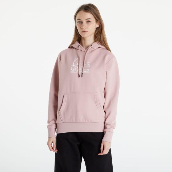 Mikina Karl Kani Signature KKJ Hoodie Pink S