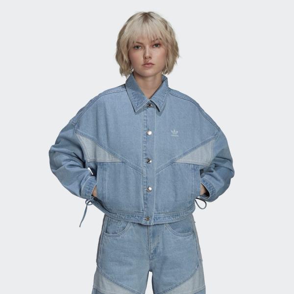 Džíska adidas Originals Denim Jacket Blue