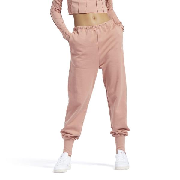 Tepláky Reebok CL Wde Cozy FT Pant Pink L