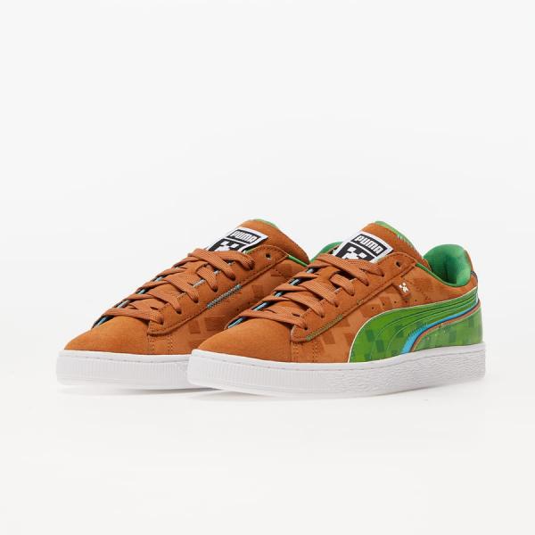 Puma Suede Minecraft hnědé