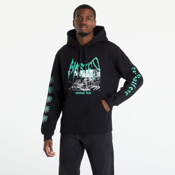Mikina Wasted Paris Fear Hoodie černá