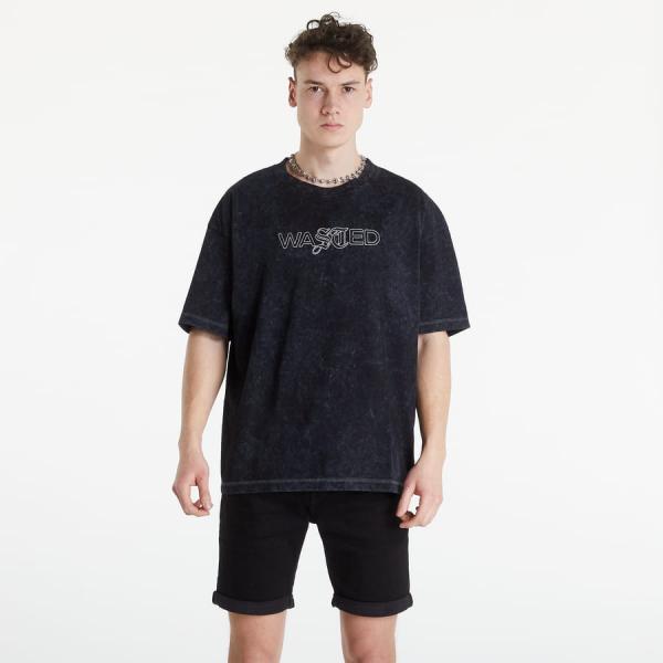 Tričko s krátkým rukávem Wasted Paris Chill Stipple T-shirt Black / Grey