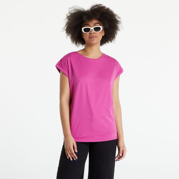 Dámské tričko Urban Classics Ladies Extended Shoulder Tee Purple