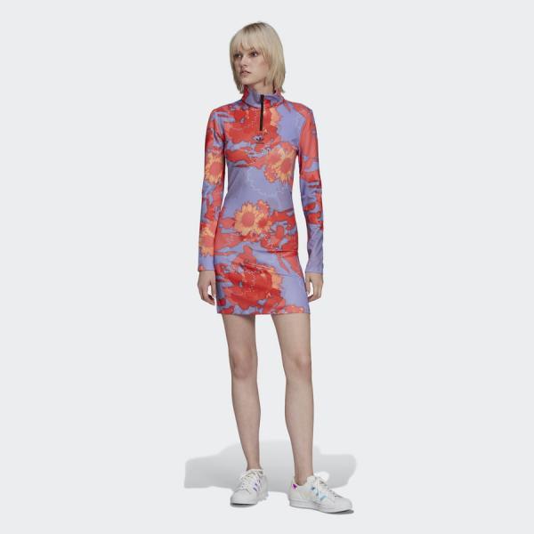 Šaty adidas Originals Dress Purple