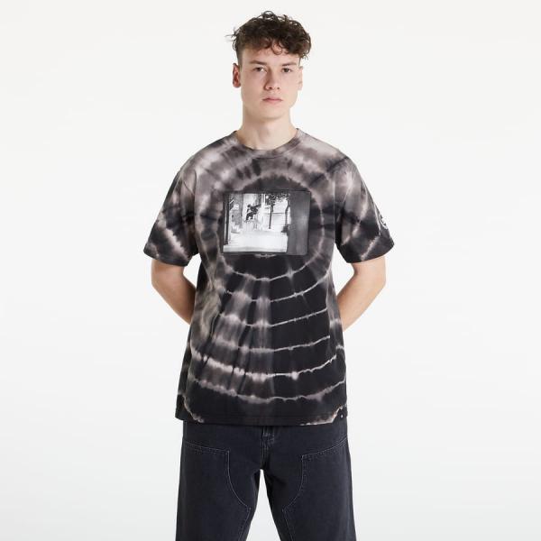 Tričko s krátkým rukávem DC Blabac Alexis Tee Spiral Tie Dye černá