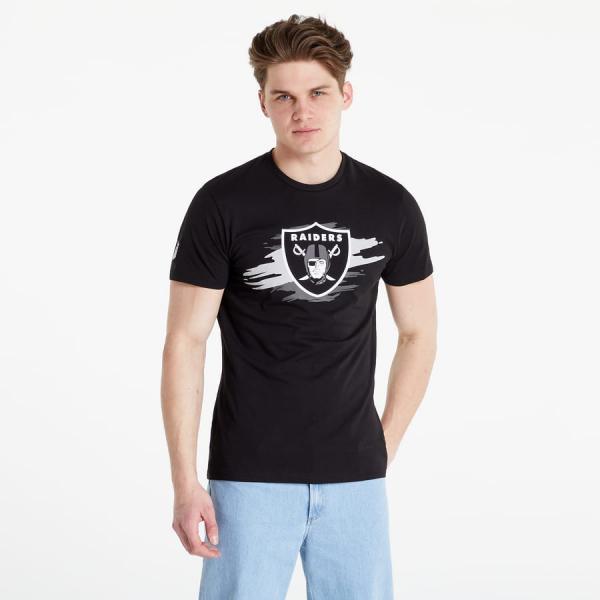 Pánské tričko New Era NFL Tear Logo Tee Las Vegas Raiders černé