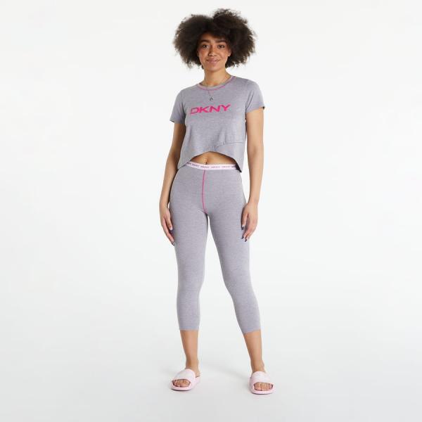 Pyžamo DKNY WMS Capri Short Sleeve Pajamas Set Grey M