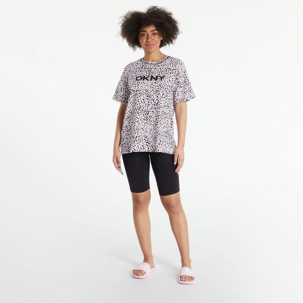 Pyžamo DKNY WMS Short Sleeve Pajamas Set White/ Black XS