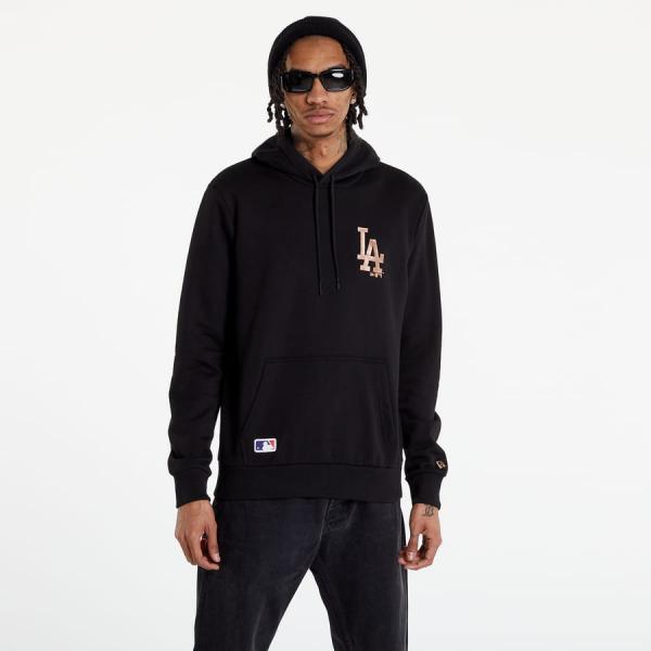 New Era LA Dodgers Metallic Logo Hoody Black