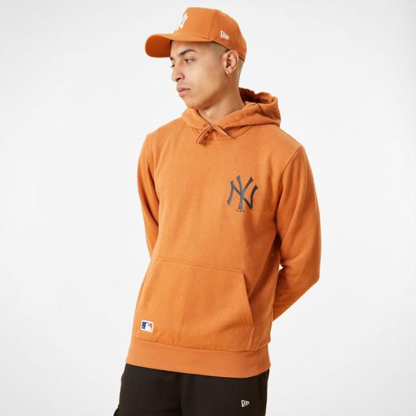 New Era New York Yankees Team Logo Hoody Orange