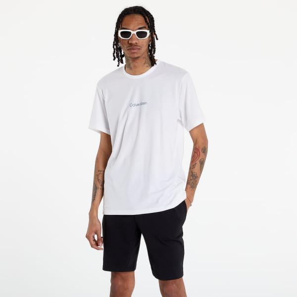 Tričko s krátkým rukávem Calvin Klein Crew Neck White