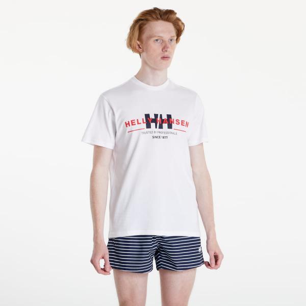 Tričko s krátkým rukávem Helly Hansen RWB Graphic T-Shirt White