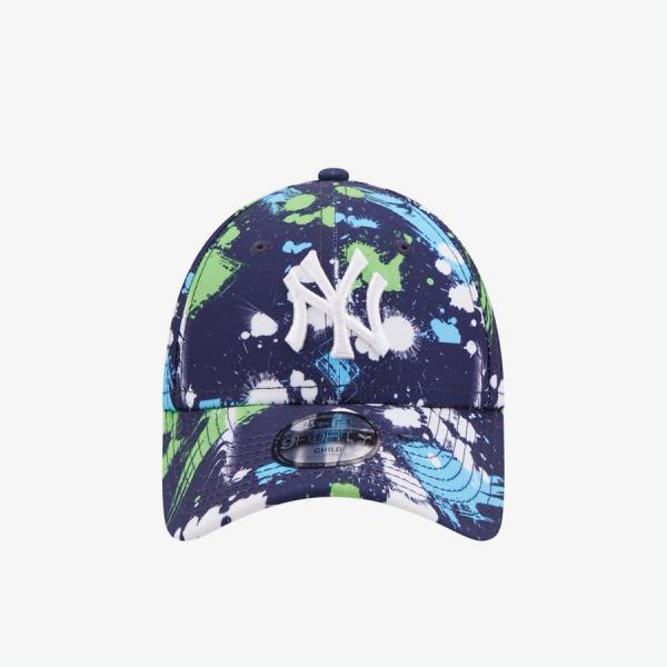 Kšiltovka New Era New York Yankees Tie Dye Print Kids Blue 9FORTY Cap modrá