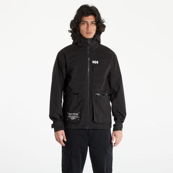 Větrovka Helly Hansen Move Hooded Rain Jacket Black