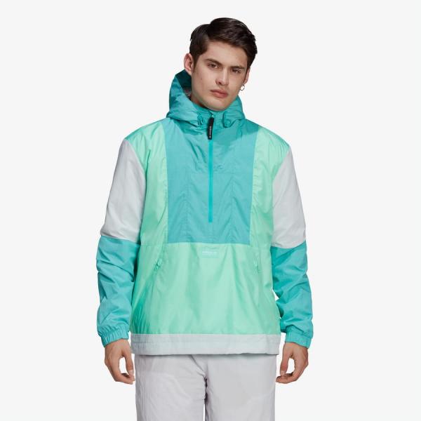 Bunda adidas Originals Adventure Blocked WB tyrkysová