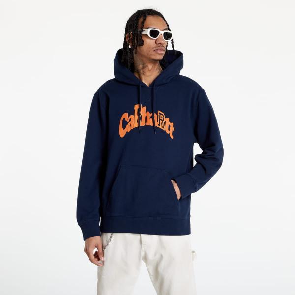 Mikina Carhartt WIP Hooded Amherst Sweat navy