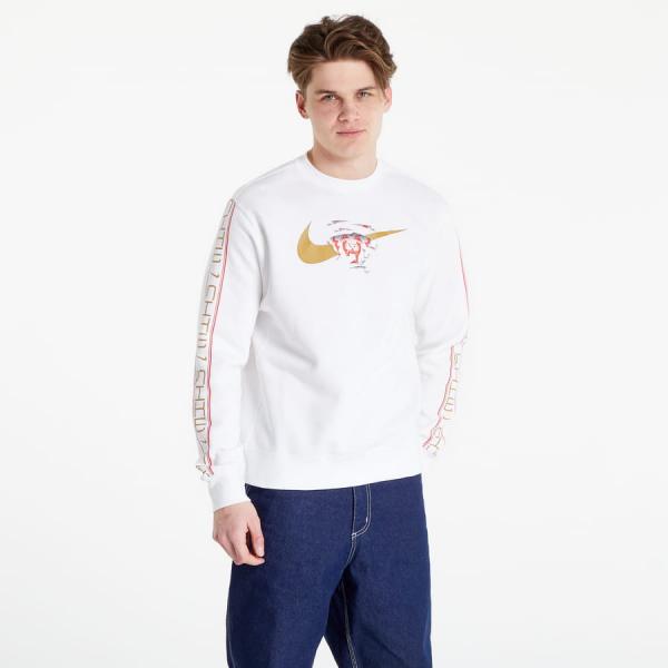 Mikina Nike Fleece Crew Sweatshirt White