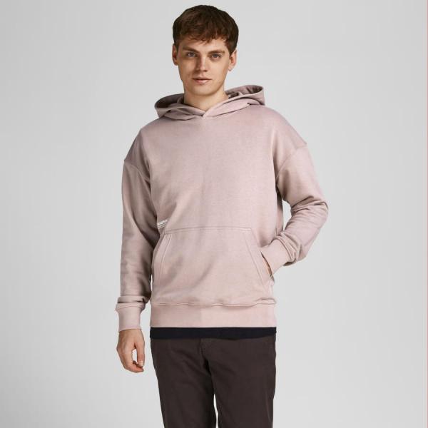 Mikina Jack & Jones Jorworldwide Sweat Hood LN Beige M