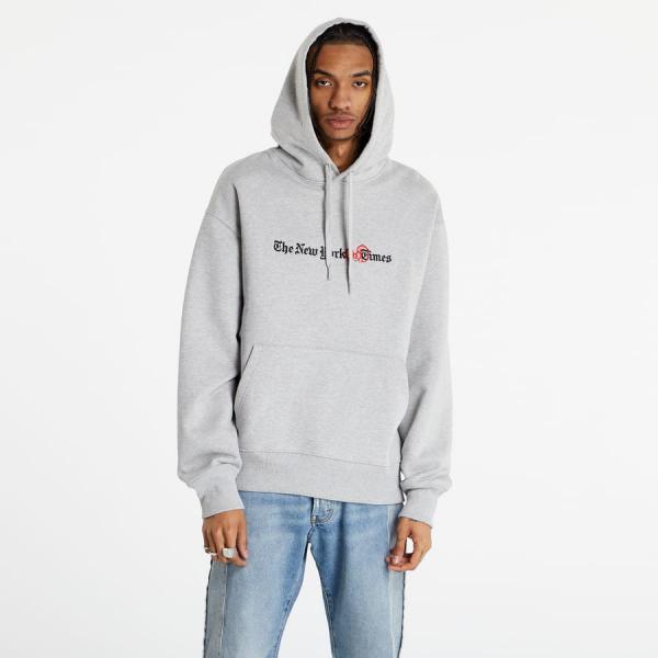 Mikina LOVE THEM The New York Good Times Hoodie šedivá