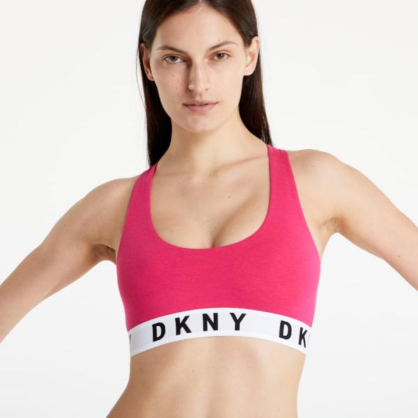 Podprsenka DKNY Racerback Bralete Raspberry S