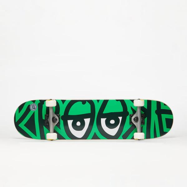 Skateboard KROOKED Team Big Eyes černý