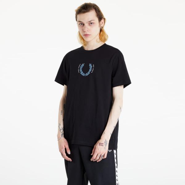 Pánské tričko FRED PERRY Laurel Wreath Tee Black