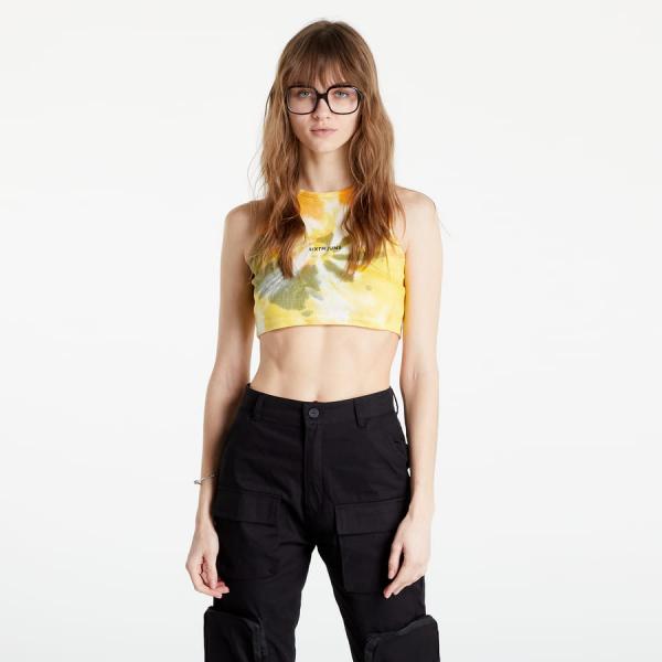 Top Sixth June Spiral Tie Dye Crop Top Orange L