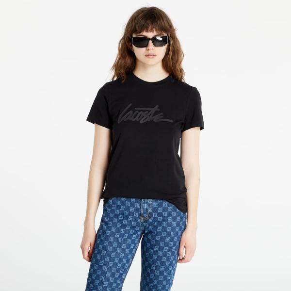 Dámské tričko LACOSTE T-Shirt Black
