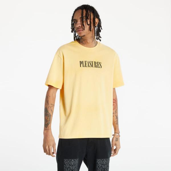 Tričko s krátkým rukávem PLEASURES Special Heavyweight Shirt žluté