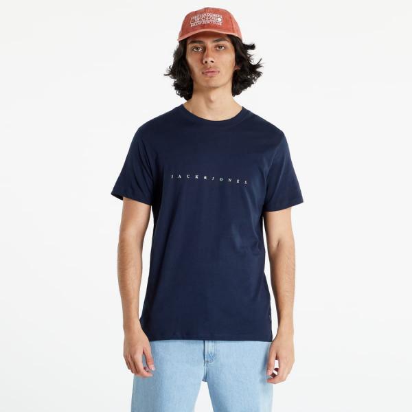 Pánské tričko Jack & Jones Logo Tee navy