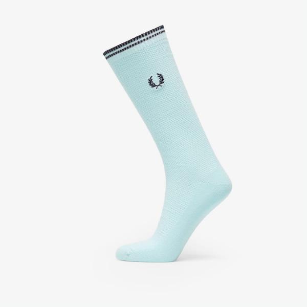 Ponožky FRED PERRY Tipped Socks tyrkysové